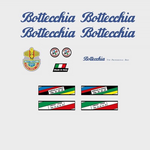 Bottecchia bicycle decals - bottecchia,
