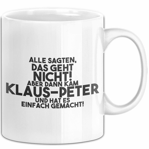 Klaus peter tasse alle - tasse,