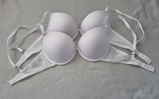 Tchibo 2 Push up BH  in Gr 80 A weiss Spitze NEU