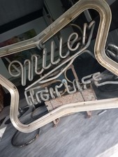 Original MILLER Highlife Werbung Bar, Lampe , Leuchte , antiker Dachbodenfund