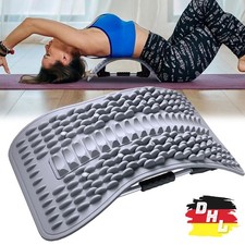 Rückenstrecker mit Massage-Punkte Rückendehner Rückenstretcher Streckgerät Grau