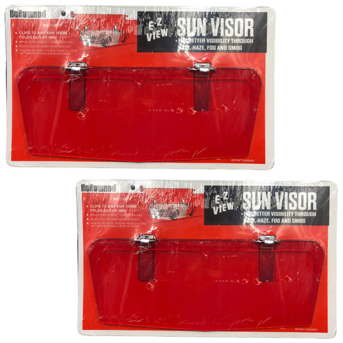 Oldtimer rote sonnenblenden - rote,
