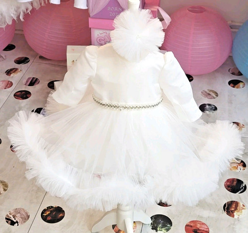 Taufkleid weiß 68 - gr.,