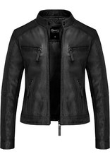 Damen Echtleder Jacke Biker