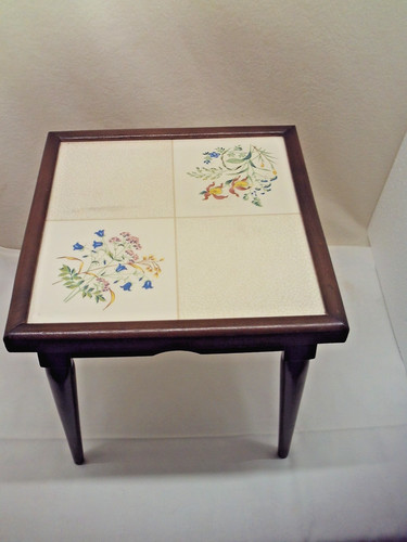 Blumenhocker retro holz blumen - retro,