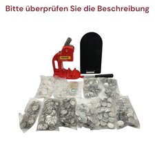 VEVOR Knopfmaschine 32 mm, Presse zur Herstellung von 500 Stück Ansteckern.