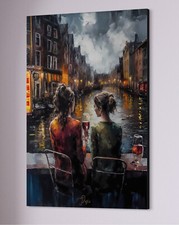 Amsterdam leinwandbild canvas - amsterdam,