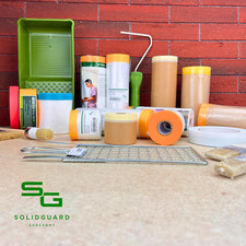 Malerfolie Goldband Masker Abdeckfolie Abdeckband mit Folie Abdeckpapier