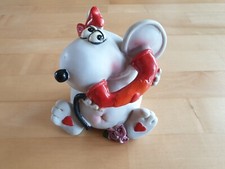 Spardose Maus am Telefon Sparschwein Sparen Dekoration Trinkgeldkasse