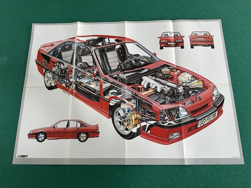 Opel omega plakat - , din