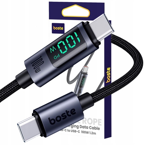 Boste usb kabel typ 100w - boste, typ-c