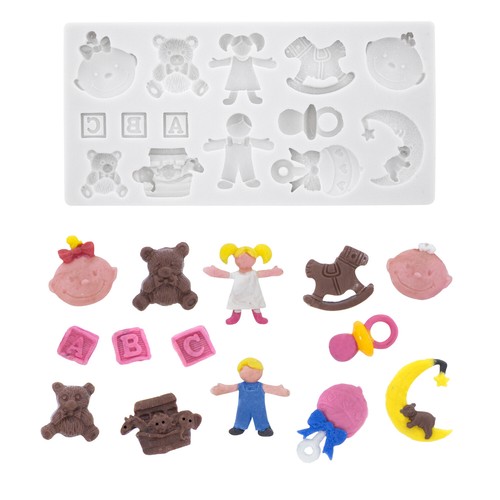 Alphabet moulds silikon - alphabet,