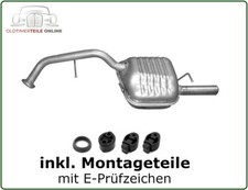 Endschalldämpfer NEU für