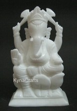 Weißer Marmor Lord Ganesha