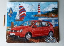 OVP VW Polo Puzzle mit Vorlage Auto Meer Leuchtturm Segelschiff Möve