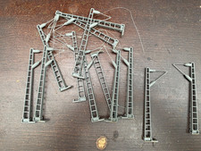 HO Oberleitungsmasten Grau