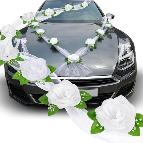 Autoschmuck hochzeit set - hochzeit,
