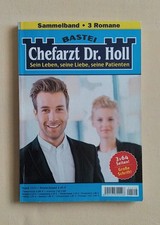 Romanheft "Chefarzt Dr.Holl“ Sammelband 3 Romane Herz Liebe Ärztin Klinik Baby