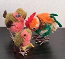 3 kleine STEIFF Wolltiere HAHN