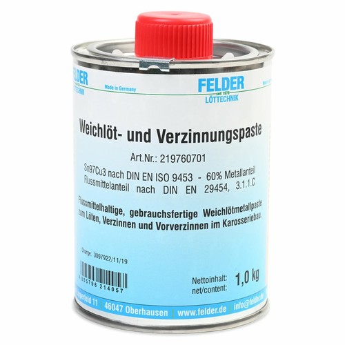Verzinnungspaste bleifrei - kg,