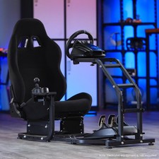 Dardoo Gaming Simulator Cockpit mit Sitz Einstellbar Fit Logitech G920 G29
