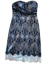 Cocktailkleid Charleston Style, 34, Comma, 20er Jahre Stil, Spitze, schulterfrei