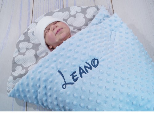 Babydecke mit namen - , ★