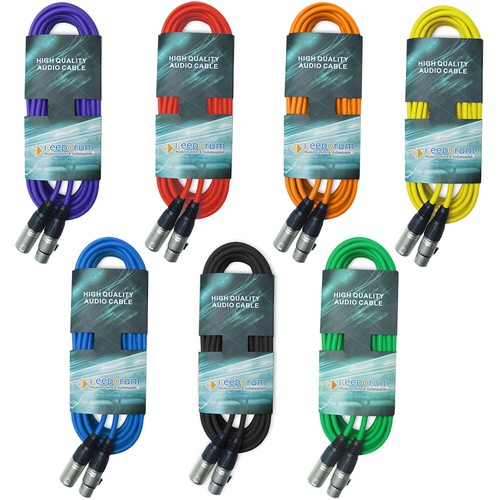 Keepdrum mikrofonkabel set xlr - mikrofonkabel,