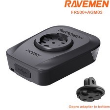 RAVEMEN FR500 Für Garmin Wahoo GPS Licht mit AGM03 Gopro Adapter Für Fahrrad Neu