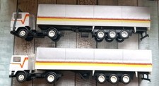 2x Volvo F12 Langpritsche Herpa Sattelzug 1/87 