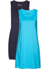 2er Pack Jerseykleid Gr. 44/46