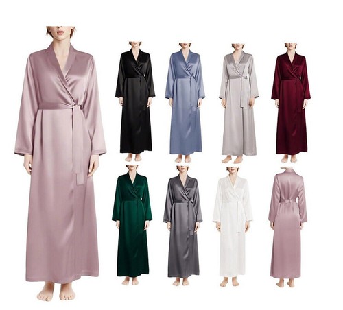 Damen satin seide nachtkleid - satin,