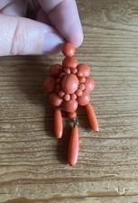 Koralle Brosche & Anhänger