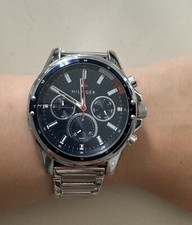 Tommy Hilfiger Mason 1791788 45mm Silberes Edelstahlgehäuse mit Silberem...