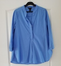 H & M Bluse Tunika 36/S blau