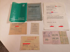 DDR Trabant Kfz Brief Kraftfahrzeugbrief P601 1974 Zulassung Steuer Versicherung