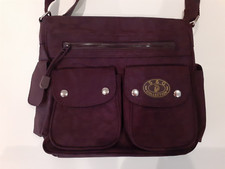 S&G Paris Damen Handtasche lila/rot gebraucht