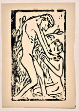 Christian Rohlfs "Paar I, 1910", Echtheitszertifikat