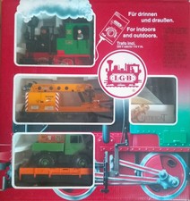 LGB Startset/Starter-Set/Anfangspackung Güterzug: Dampflok+Güterwagen/Waggons G