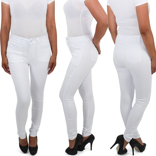 Damen high waist skinny - high,