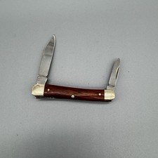 Herbertz Solingen Taschenmesser – Rostfrei – Holzgriff mit Metalleinlage –