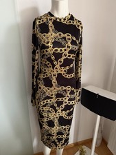 Stehkragen Midikleid Stretch