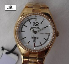 Breil Glitzer goldene Damenuhr (DAU) Swarovski TW1354 Gliederarmband golden