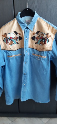 Westernhemd jeanshemd gr - jeanshemd, ,