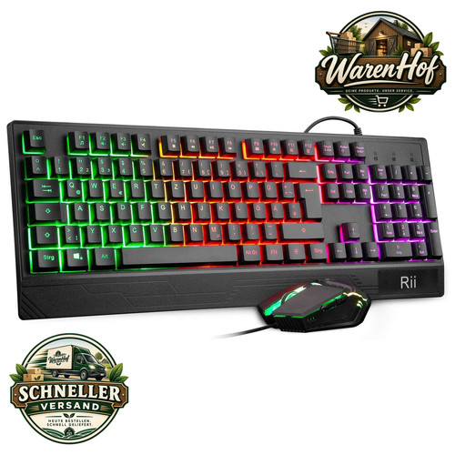 Gaming tastatur maus set - maus, rgb