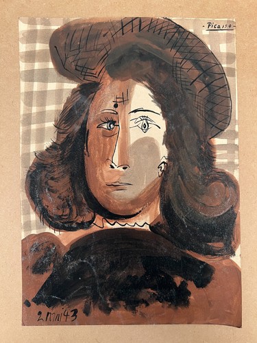 Pablo picasso zeichnung auf - picasso,