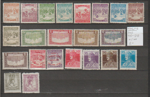 Ungarn posten briefmarken - ungarn, aus