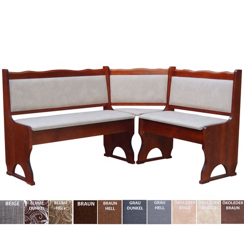 Polster eckbank kiefer holz - polster,