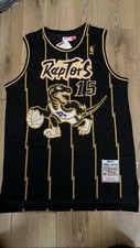 Toronto Raptors NBA Basketball Swingman Jersey 15 Vince Carter Shirt SCHWARZ
