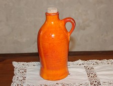 getöpferte Flasche orange